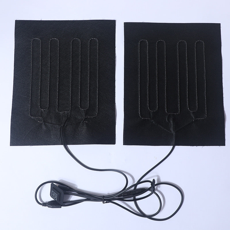 Heated wear pads