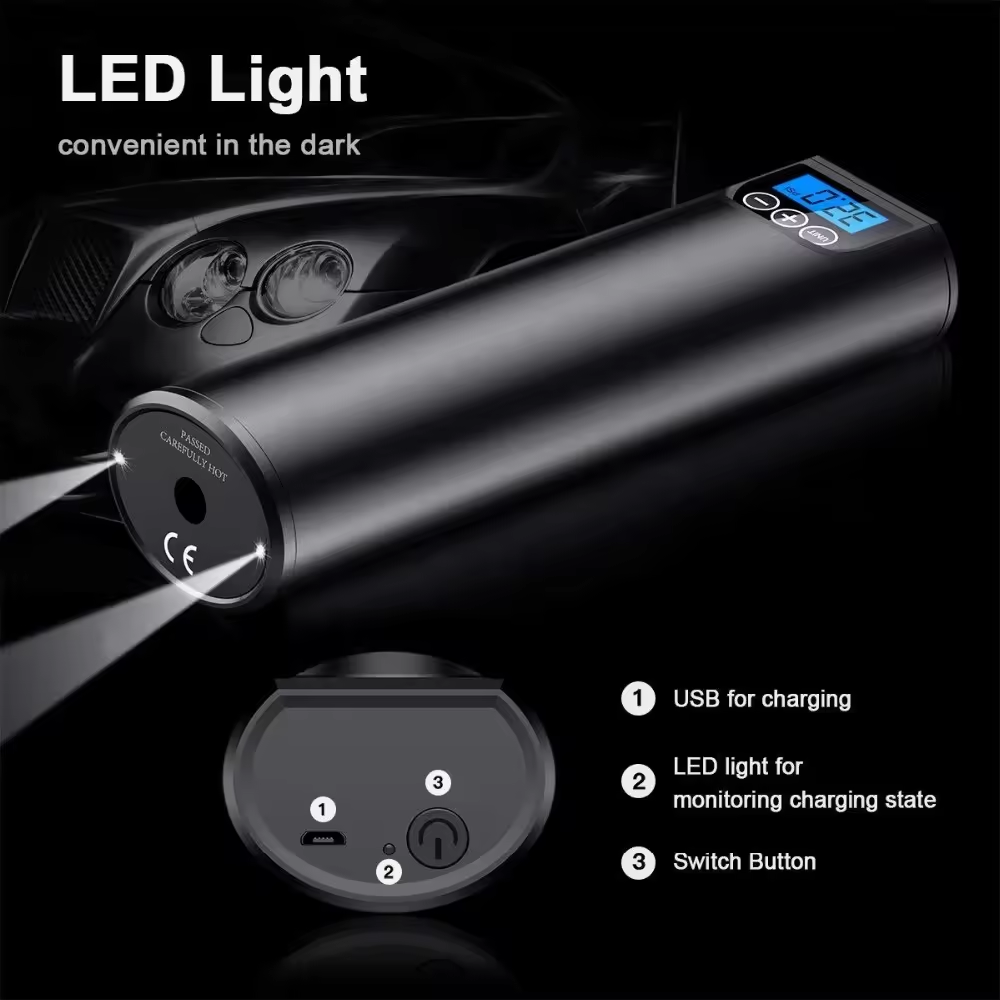 Portable Tire Inflator Pump Pro EPP-2