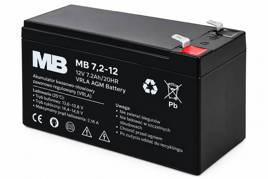 Akumulator 12V 7.2Ah