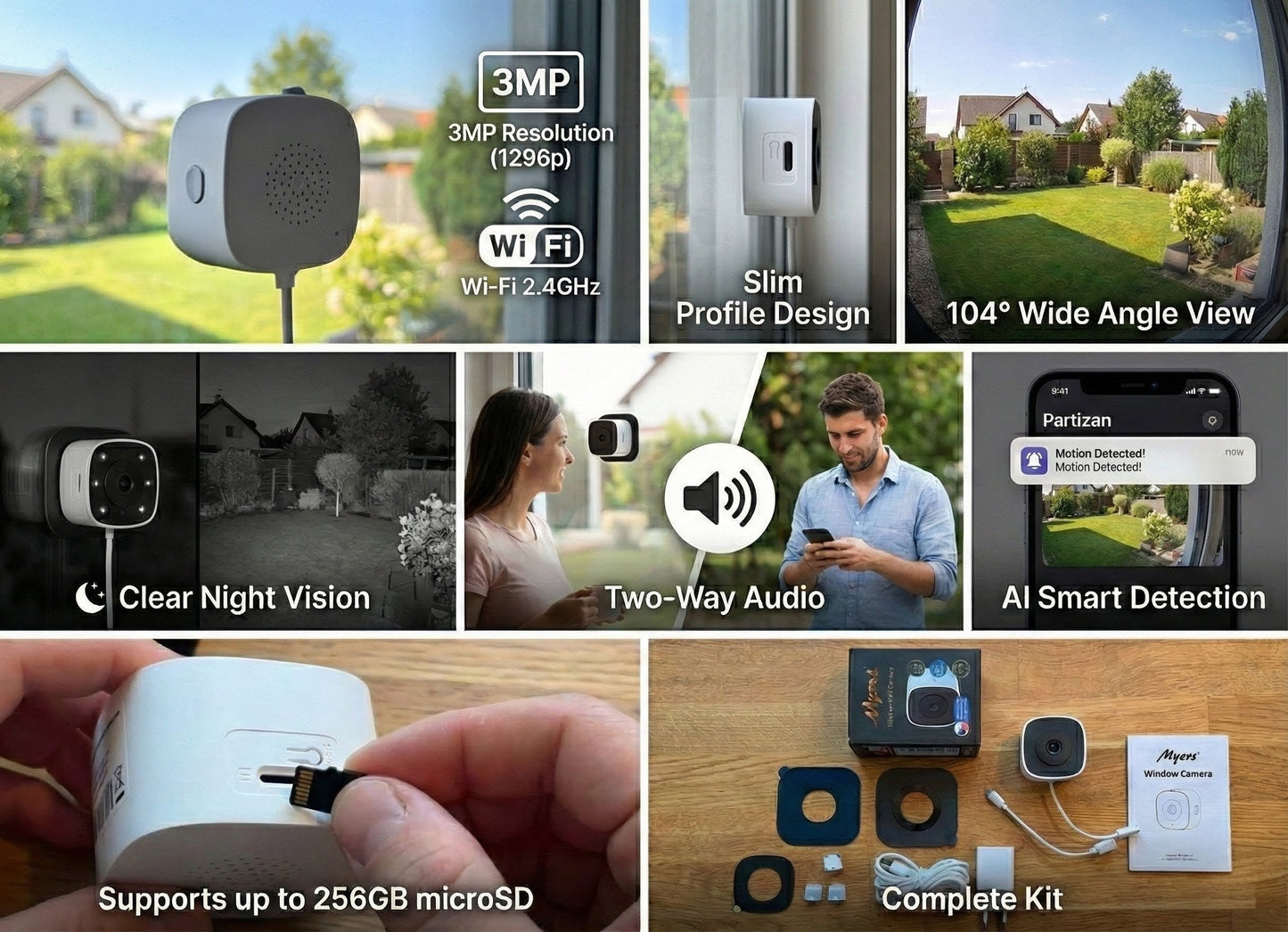 Camera IP Myers Window Camera